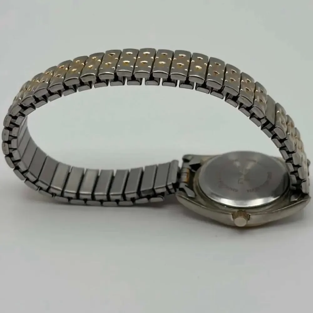 Silver & Gold Retro Watch